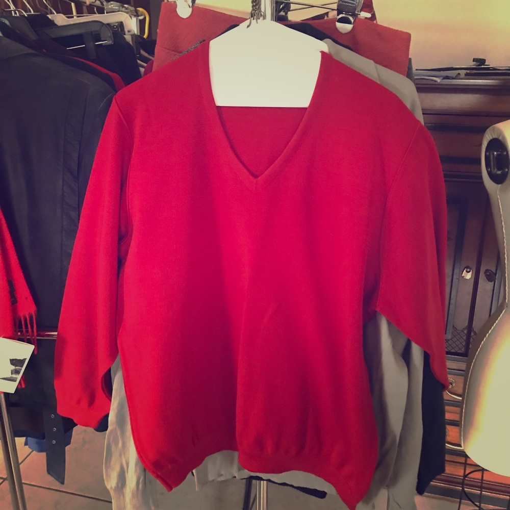 St Croix Men’s V Neck Sweater